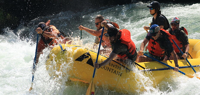 white water rafting